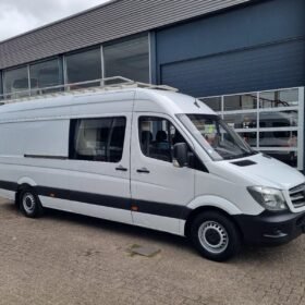2018 Mercedes-Benz Sprinter 314 CDI Maxi Dubbele cabine Doka 6 Zits